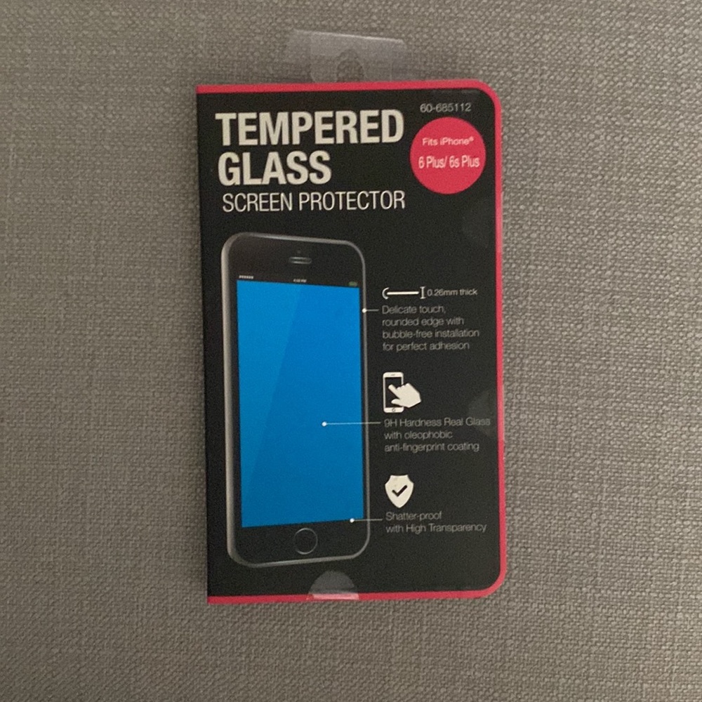 Tempered glass screen protector fits iPhone 6 Plus /6S Plus 💫 New